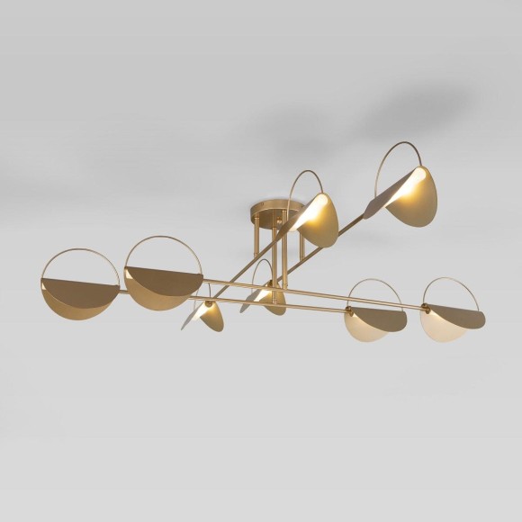 Потолочная люстра Eurosvet Grazia 70148/8 золото Потолочная люстра Eurosvet Grazia 70148/8 золото