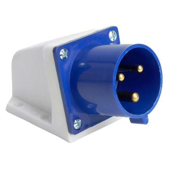 Вилка угловая ST-523 32А 220В 2P+PE IP44, PPG32-523-44, Stekker 49445 Вилка угловая ST-523 32А 220В 2P+PE IP44, PPG32-523-44, Stekker 49445