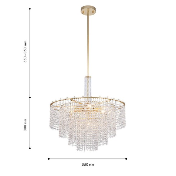 Подвесная люстра Favourite Fringe 4762-7P Подвесная люстра Favourite Fringe 4762-7P