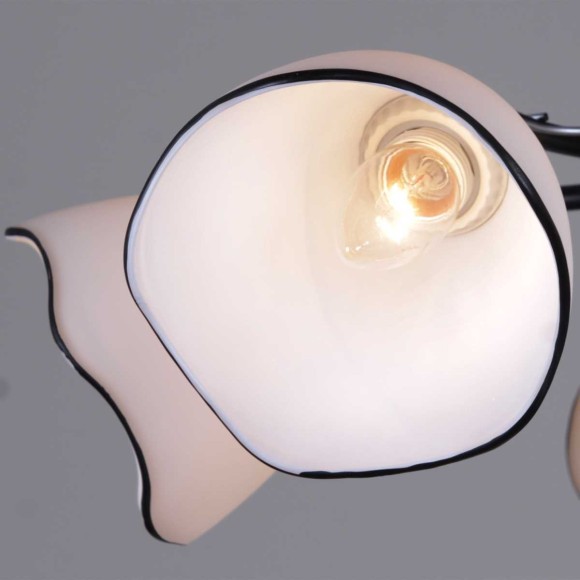 Потолочная люстра Reluce 79360-0.3-05 BK+CR Потолочная люстра Reluce 79360-0.3-05 BK+CR