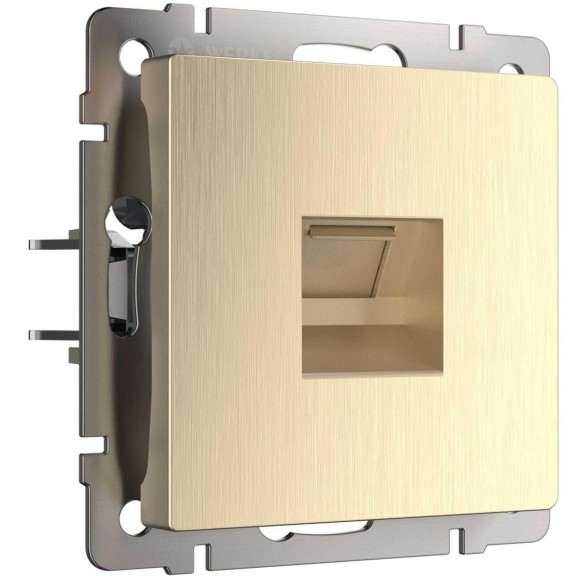 Розетка Ethernet RJ-45 Werkel шампань рифленый W1181010 4690389160608
