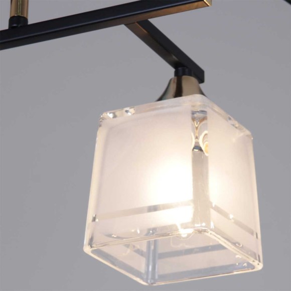 Потолочная люстра Reluce 46460-0.3-02 BK+FG Потолочная люстра Reluce 46460-0.3-02 BK+FG