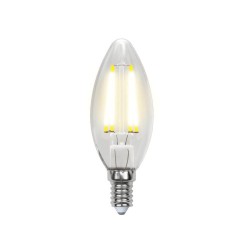 Лампа светодиодная филаментная Uniel E14 6W 3000K прозрачная LED-C35-6W/WW/E14/CL PLS02WH UL-00000199 Лампа светодиодная филаментная Uniel E14 6W 3000K прозрачная LED-C35-6W/WW/E14/CL PLS02WH UL-00000199