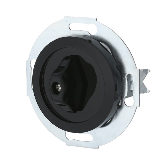 Выключатель LK Studio поворотный (схема 5) 16 A, 250 B (черный) Vintage 880608-1 Выключатель LK Studio поворотный (схема 5) 16 A, 250 B (черный) Vintage 880608-1