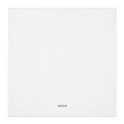 Выключатель 1-клавишный c индикатором (механизм), Stekker, 250В, 10А Мия, RSW10-3101-01, белая магнолия 50431