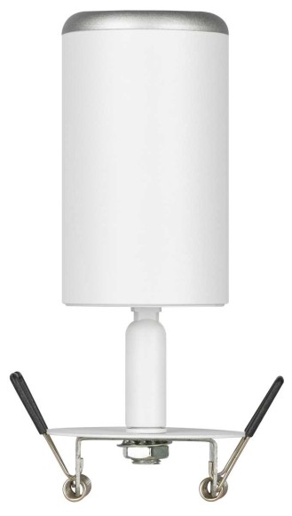 Светильник встраиваемый алюминиевый ЭРА KL106 WH/SL под лампу MR16 GU10 белый/серебро матовый Б0061634