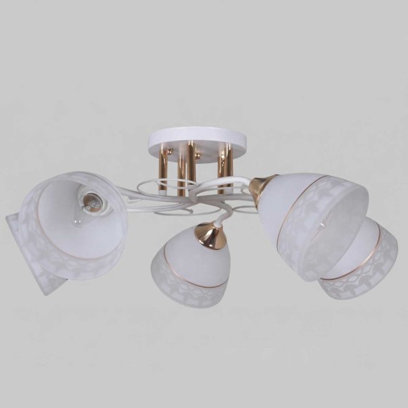 Потолочная люстра Reluce 11460-0.3-05 WH+FG Потолочная люстра Reluce 11460-0.3-05 WH+FG