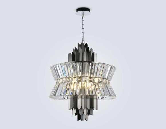Подвесная люстра с хрусталем Ambrella light High Light LH41020