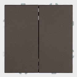 Выключатель 2-клавишный (механизм), Stekker, 250В, 10А Эмили, RSW10-5104-09, антрацит, soft touch 49918 Выключатель 2-клавишный (механизм), Stekker, 250В, 10А Эмили, RSW10-5104-09, антрацит, soft touch 49918