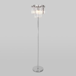 Торшер Eurosvet Elegante 01137/3 хром/прозрачный хрусталь Strotskis Торшер Eurosvet Elegante 01137/3 хром/прозрачный хрусталь Strotskis