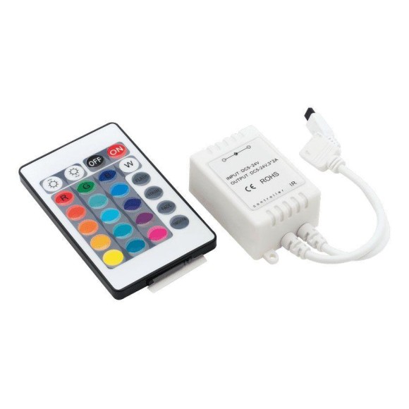 Контроллер RGB для светодиодной ленты SWG IR-RGB-24-6A 000932 Контроллер RGB для светодиодной ленты SWG IR-RGB-24-6A 000932