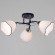 Потолочная люстра Reluce 79360-0.3-03 BK+CR Потолочная люстра Reluce 79360-0.3-03 BK+CR