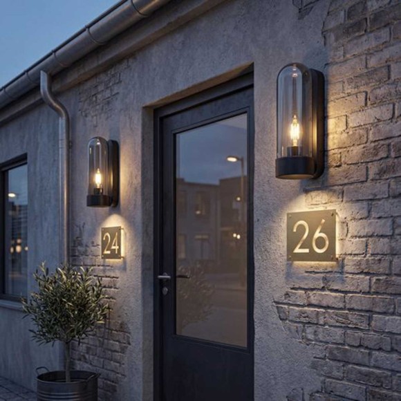 Уличный настенный светильник Reluce 08336-9.2-001JH E27 BK RLOS Уличный настенный светильник Reluce 08336-9.2-001JH E27 BK RLOS