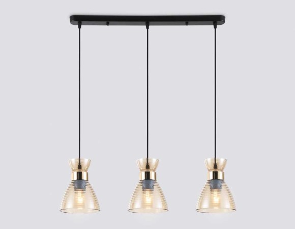 Светильник подвесной со стеклянными плафонами Ambrella light Traditional TR3404