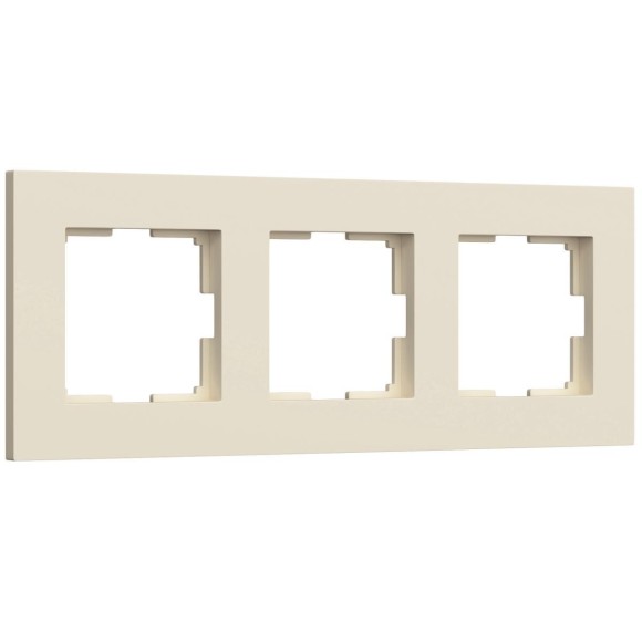 Рамка на 3 поста Werkel Slab айвори матовый W0032962 4690389193446