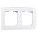Рамка на 2 поста Werkel Favorit белый матовый W0021105 4690389159572