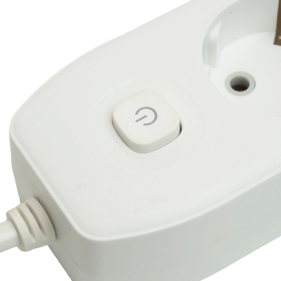 Удлинитель 4-местный c/з 3x1 мм2, 3 м, 250В, 10А, 2USB+1Type-C 2,4А Home plus, белый Stekker HM08-43-02 49978