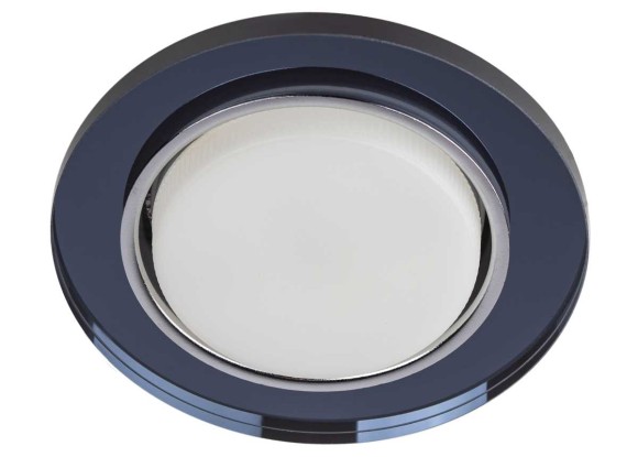 Светильник встраиваемый cо светодиодной подсветкой ЭРА DK LD51 BK под лампу GX53 черный Б0057468