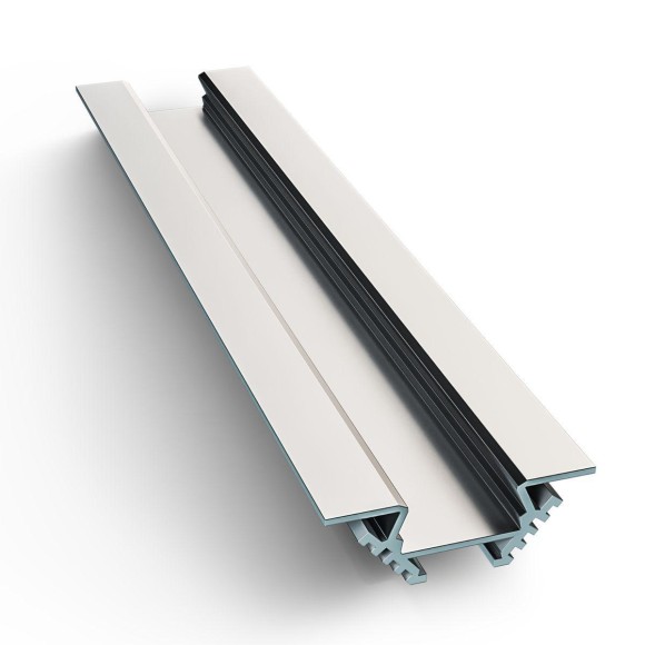 Профиль угловой накладной серебро 1м. Apeyron 08-07-01