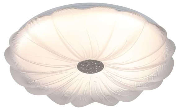 Светильник потолочный светодиодный ЭРА Классик без ДУ SPB-6 Muze 84W-3K-6,5K WH+CH 3000-6500К белый/шампань Б0070190