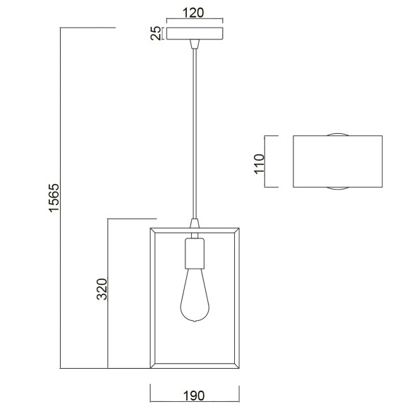 Подвесной светильник Vele Luce Thomas VL6432P21