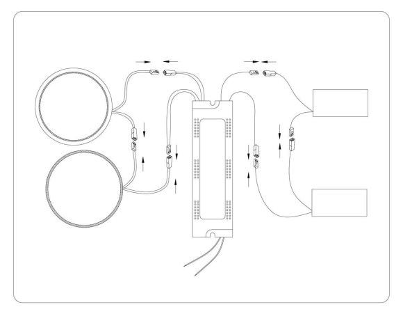 Потолочная светодиодная люстра Ambrella light Comfort LineTech FL51392