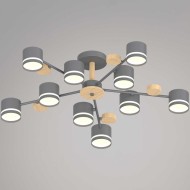 Люстра Reluce 68730-0.3-10 GX53 GREY+WOOD Люстра Reluce 68730-0.3-10 GX53 GREY+WOOD