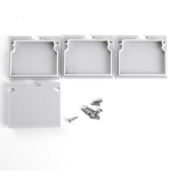 Заглушка без отверстия для профиля CAB268, LD367 (комплект 4шт) Заглушка без отверстия для профиля CAB268, LD367 (комплект 4шт)