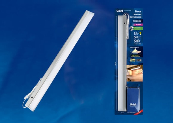 Мебельный светодиодный светильник Uniel ULI-F41-9,5W4200K/Dim Sensor IP20 Silver UL-00002884