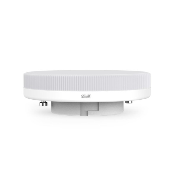 Лампа светодиодная Gauss GX53 9W 3000K матовая 83819 Лампа светодиодная Gauss GX53 9W 3000K матовая 83819