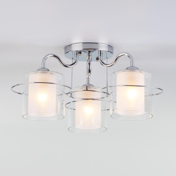 Потолочная люстра Eurosvet 30160/3 хром Потолочная люстра Eurosvet 30160/3 хром