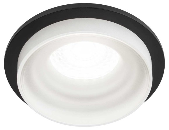 Светильник встраиваемый декоративный ЭРА DK95 BK под лампу MR16 GU5.3 черный Б0055591