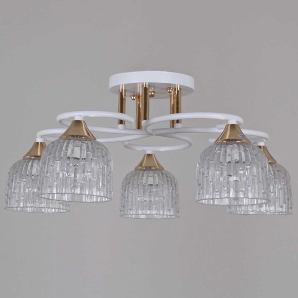 Потолочная люстра Reluce 16360-0.3-05 WH+FG Потолочная люстра Reluce 16360-0.3-05 WH+FG