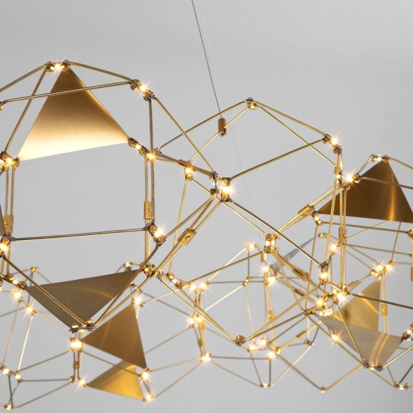 Подвесной светодиодный светильник Eurosvet Uma 90369/15 медь Подвесной светодиодный светильник Eurosvet Uma 90369/15 медь