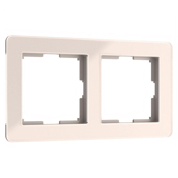 Рамка Werkel Acrylic на 2 поста айвори W0022743 4690389186288 Рамка Werkel Acrylic на 2 поста айвори W0022743 4690389186288