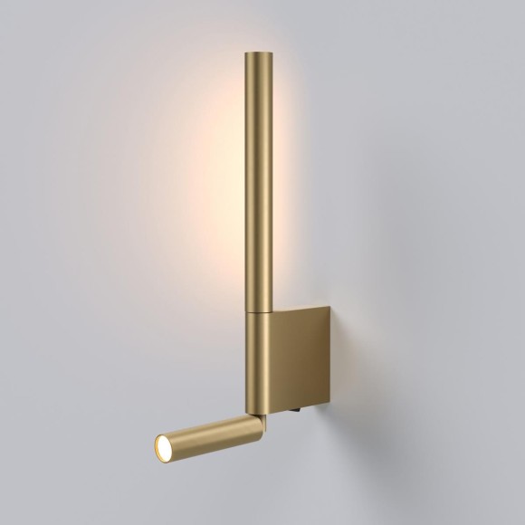 Настенный светодиодный светильник Elektrostandard Sarca LED 3000K 40111/LED латунь a066400 Настенный светодиодный светильник Elektrostandard Sarca LED 3000K 40111/LED латунь a066400