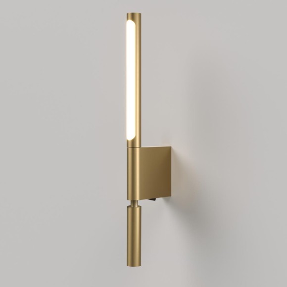 Настенный светодиодный светильник Elektrostandard Sarca LED 3000K 40111/LED латунь a066400 Настенный светодиодный светильник Elektrostandard Sarca LED 3000K 40111/LED латунь a066400