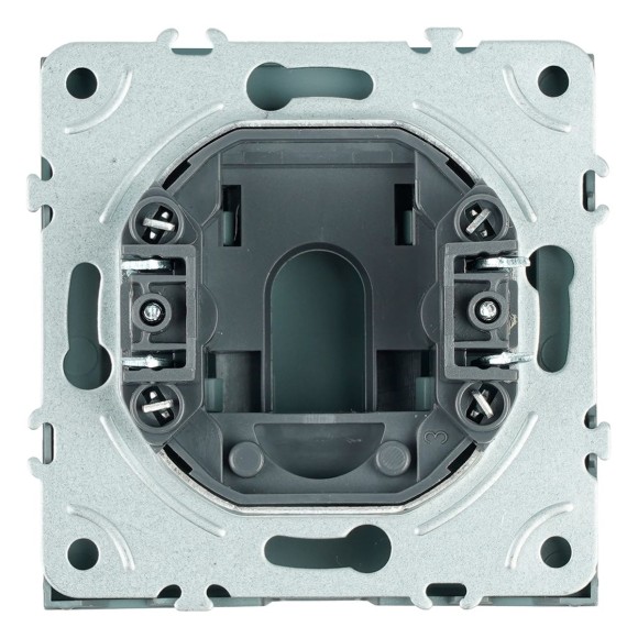 Кабельный вывод ( механизм), Stekker Эмили, платиново-серый, soft-touch, RST00-5119-10 50222