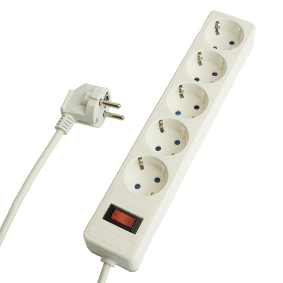 Сетевой фильтр 5-местный с/з STEKKER HM20-51-053x1мм2, 5 м, серия Optima, белый Сетевой фильтр 5-местный с/з STEKKER HM20-51-053x1мм2, 5 м, серия Optima, белый