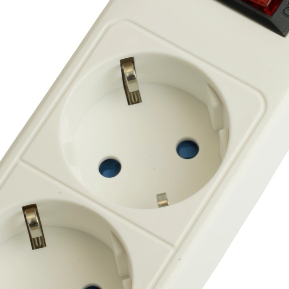 Сетевой фильтр 5-местный с/з STEKKER HM20-51-053x1мм2, 5 м, серия Optima, белый Сетевой фильтр 5-местный с/з STEKKER HM20-51-053x1мм2, 5 м, серия Optima, белый