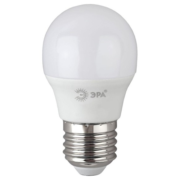 Лампа светодиодная ЭРА E27 6W 2700K матовая LED P45-6W-827-E27 R Б0049643