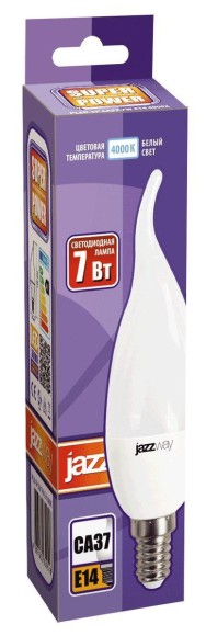 Лампа светодиодная Jazzway E14 7W 4000K матовая 1027917-2 Лампа светодиодная Jazzway E14 7W 4000K матовая 1027917-2