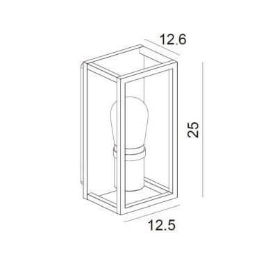 Уличный настенный светильник Lucide Carlyn 27200/01/30