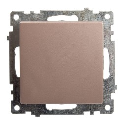 Выключатель одноклавишный Stekker Катрин шампань GLS10-7103-02 39589 Выключатель одноклавишный Stekker Катрин шампань GLS10-7103-02 39589