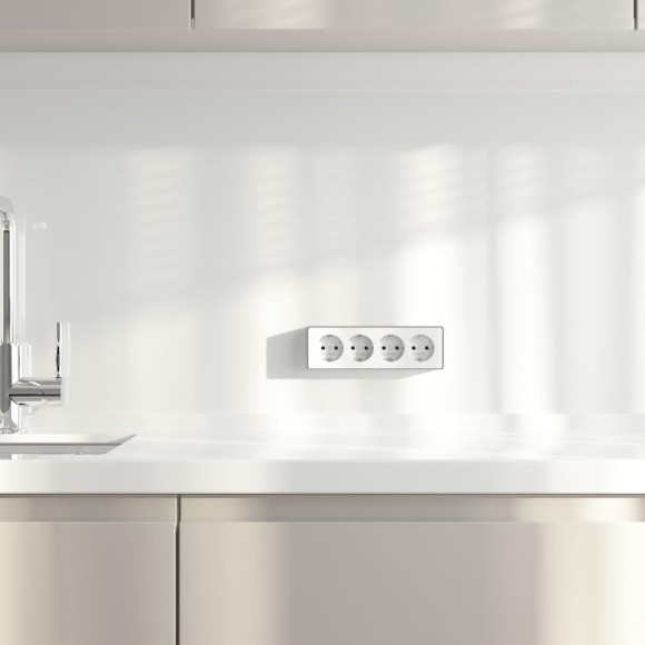 Розетка четверная с заземлением и шторками Gallant Werkel a071252