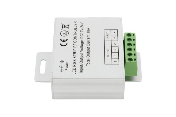 Контроллер RGB для светодиодной ленты SWG RF-RGB-S-18A-WH1 000279 Контроллер RGB для светодиодной ленты SWG RF-RGB-S-18A-WH1 000279