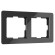 Рамка Werkel Acrylic на 2 поста черный W0022708 4690389184857