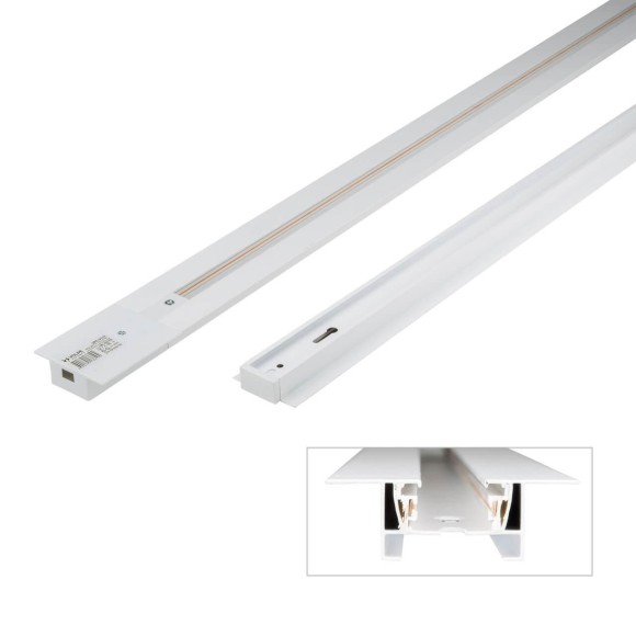 Шинопровод встраиваемый однофазный Volpe UBX-Q123 RS2 White 300 Set01 UL-00007378 Шинопровод встраиваемый однофазный Volpe UBX-Q123 RS2 White 300 Set01 UL-00007378