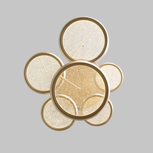 Подвесная светодиодная люстра Eurosvet Crespella 90034/6 золото Подвесная светодиодная люстра Eurosvet Crespella 90034/6 золото