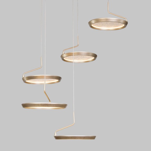 Подвесная светодиодная люстра Eurosvet Crespella 90034/6 золото Подвесная светодиодная люстра Eurosvet Crespella 90034/6 золото